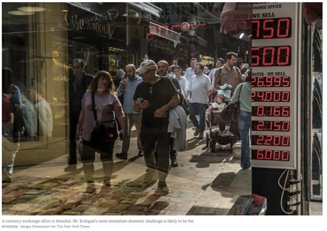 Currency Exchange Office in Istanbul